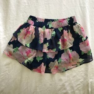 Abercrombie mini ruffle skirt